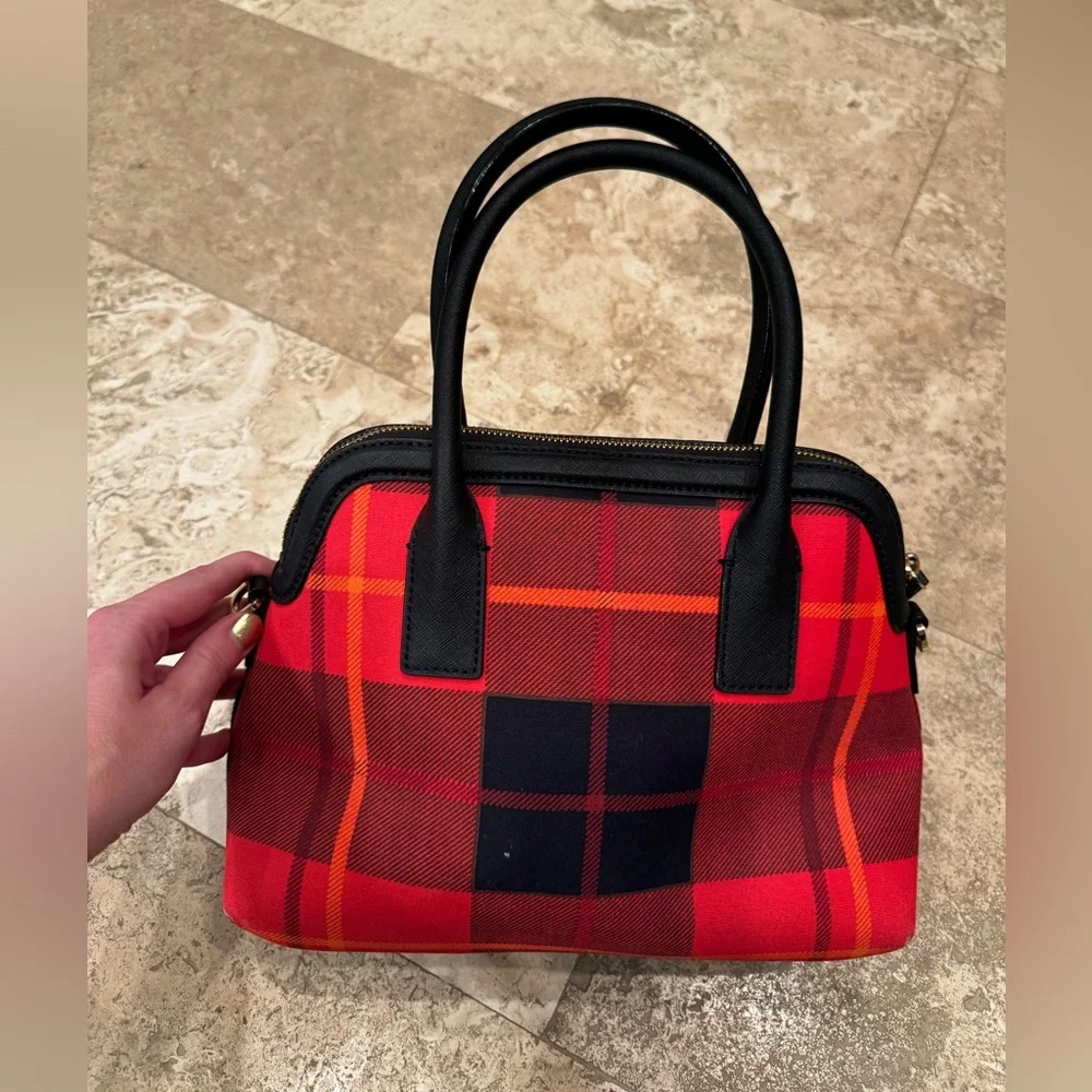 Kate Spade - Red Plaid Handbag